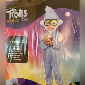 Trolls: Tiny Diamond Costume 2t
